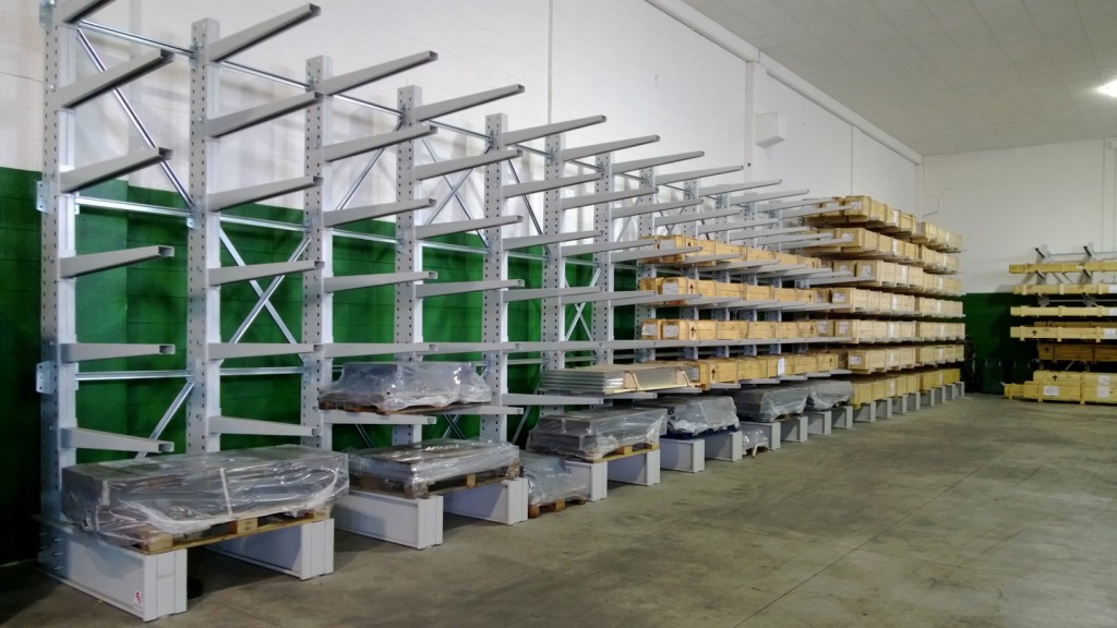 Cantilever per casse di barre